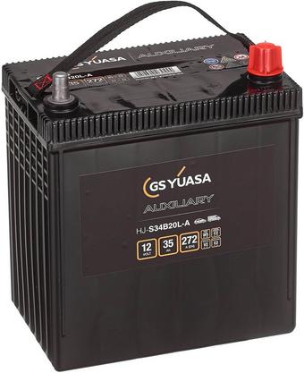 Yuasa HJ-S34B20L-A Auxiliary AGM Battery