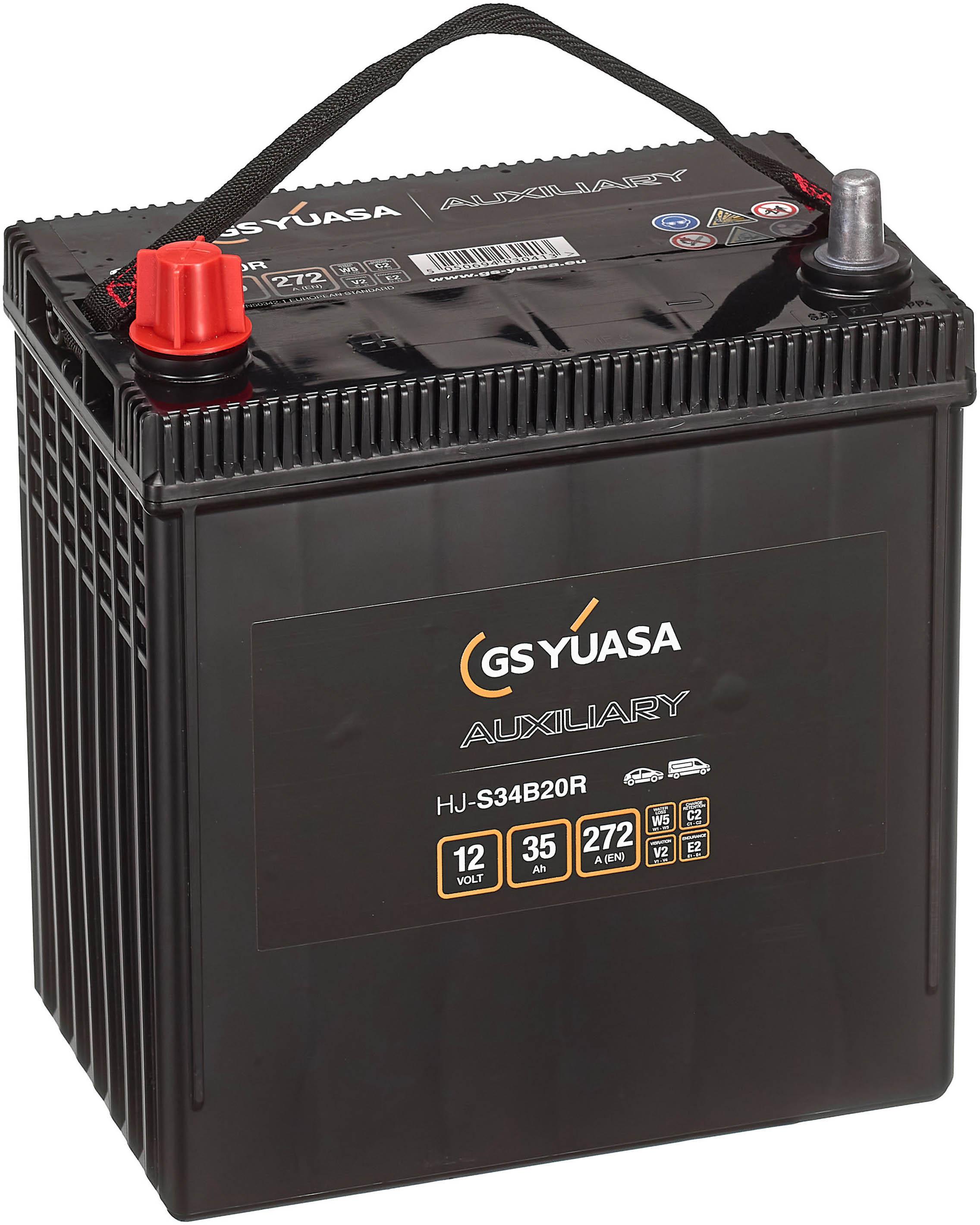 Yuasa HJ-S34B20R Auxiliary AGM Battery