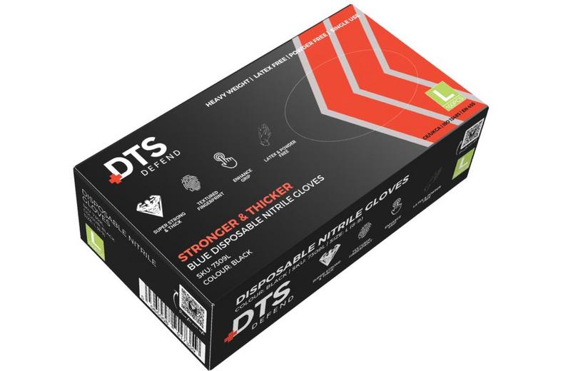 Heavy Duty Black Nitrile Glove Box 100 Size L Heavy Duty Black Nitrile Glove Box 100 Size L