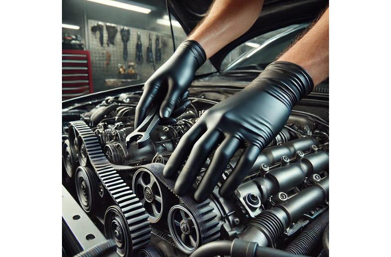 Heavy Duty Black Nitrile Glove Box 100 Size L Heavy Duty Black Nitrile Glove Box 100 Size L