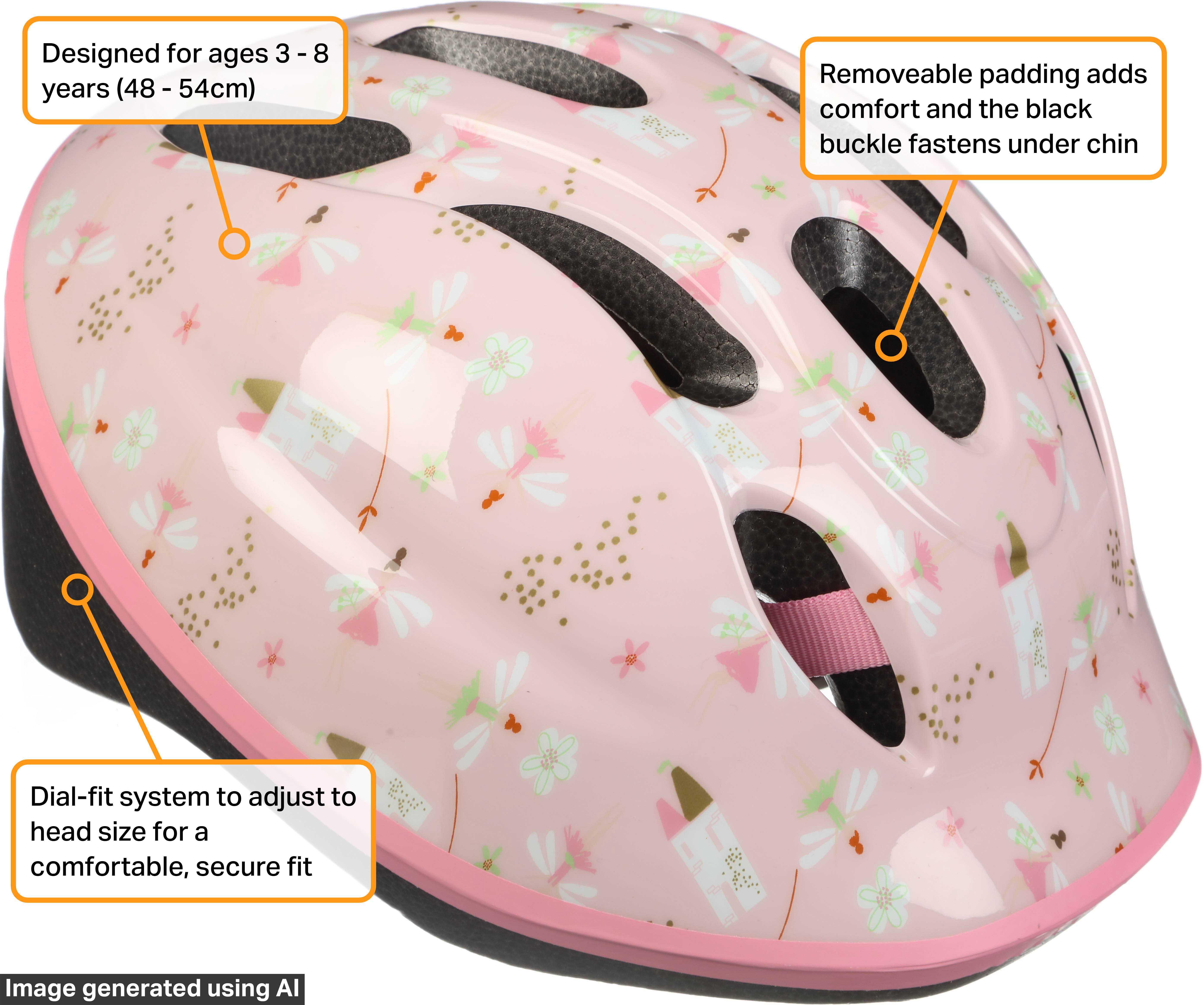 Apollo Fairytale Kids Helmet, 46 - 54 cm