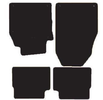 SAAB 9-3 Convertible - Luxury Car Mat 4 Clips (SS2970)