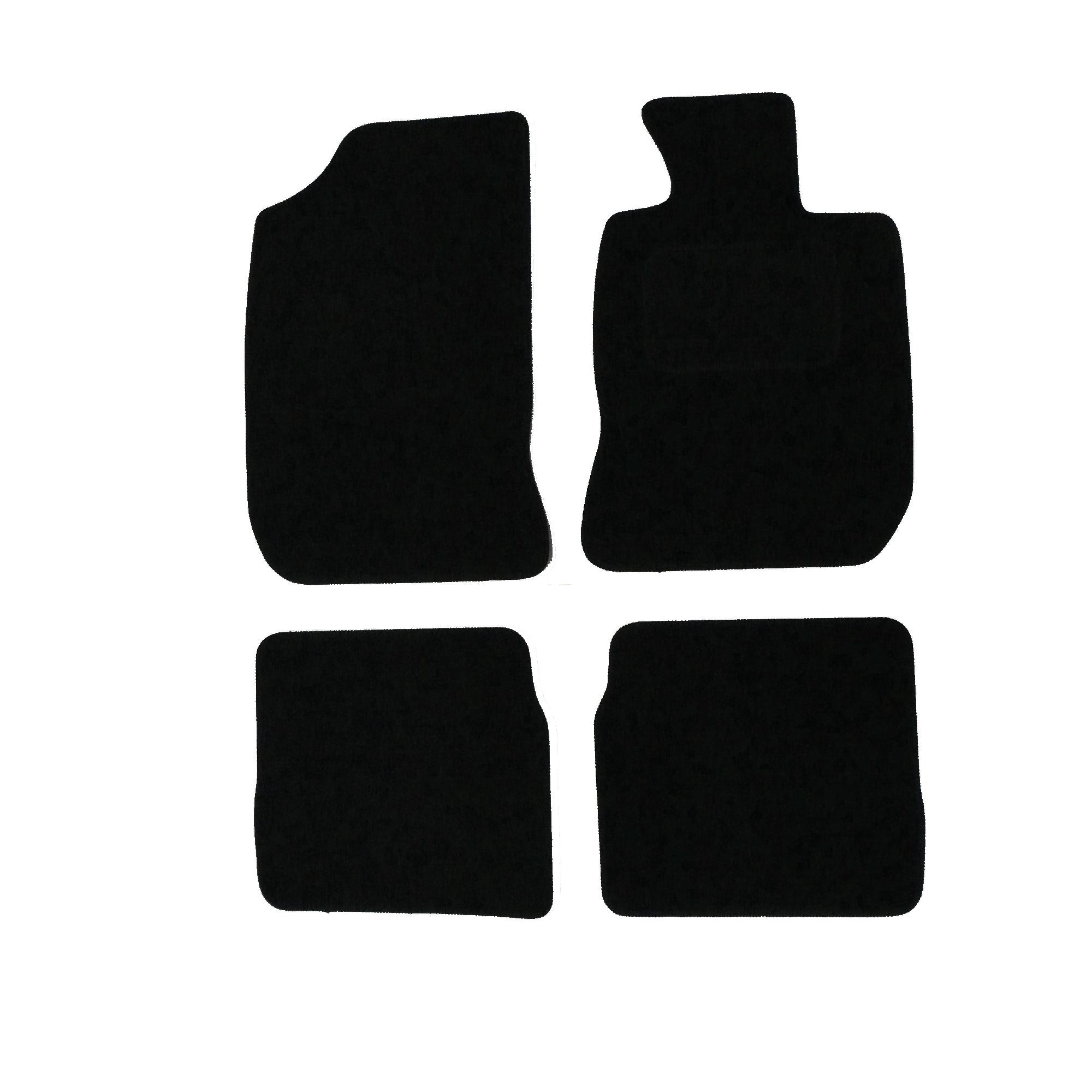 Halfords Fully Tailored Black Mat Set For Chrysler Pt Cruiser 2000-2008