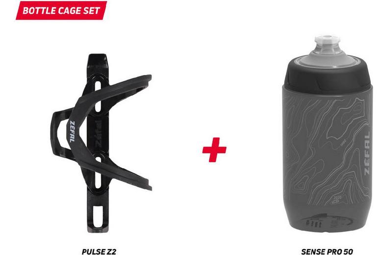 Zefal Pulze Z2 W/Sense Pro 50 Bottle Cage Zefal Pulze Z2 W/Sense Pro 50 Bottle Cage