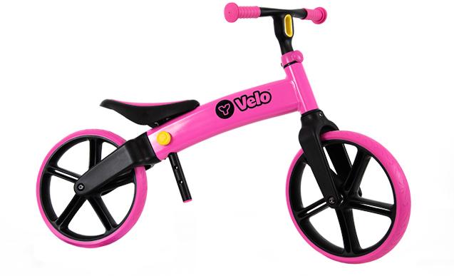 Y Velo Balance Bike - Pink - 12 Inch Wheel