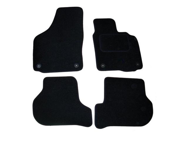 Floor mats for VW Golf 5 Golf 6 Scirocco 3 Premium Car Mats Robust 4-Piece  Quilted Seam L.H.D. only