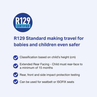 Halfords Eland R129 Isofix Booster Seat