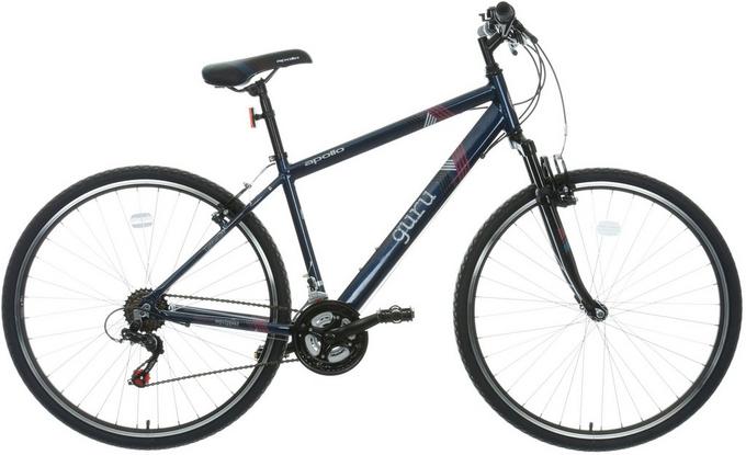 Apollo guru mens hybrid hot sale bike