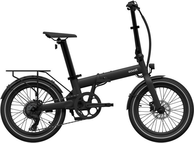 Eovolt Afternoon Origins Electric Folding Bike Onyx Black 20