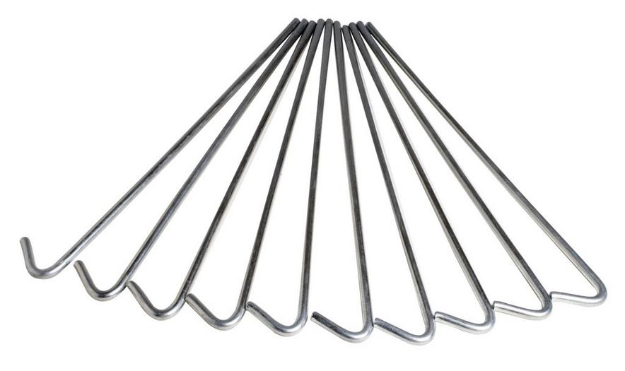 Halfords Essentials 9 Roundwire Tent Pegs 10 Pack Halfords UK