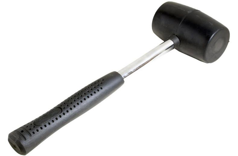 Halfords 12oz Rubber Mallet Halfords 12oz Rubber Mallet