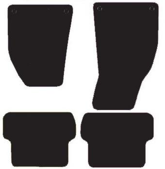 Audi A4 Graphite - Premium Mats 4 Clips (SS3074)