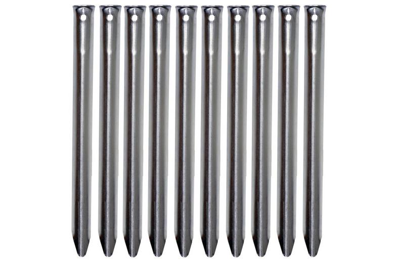 Halfords Steel V Tent Pegs 10 Pack Halfords Steel V Tent Pegs 10 Pack