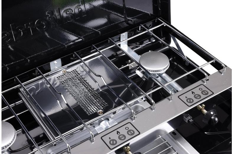Halfords Double Stove with Grill Halfords Double Stove with Grill