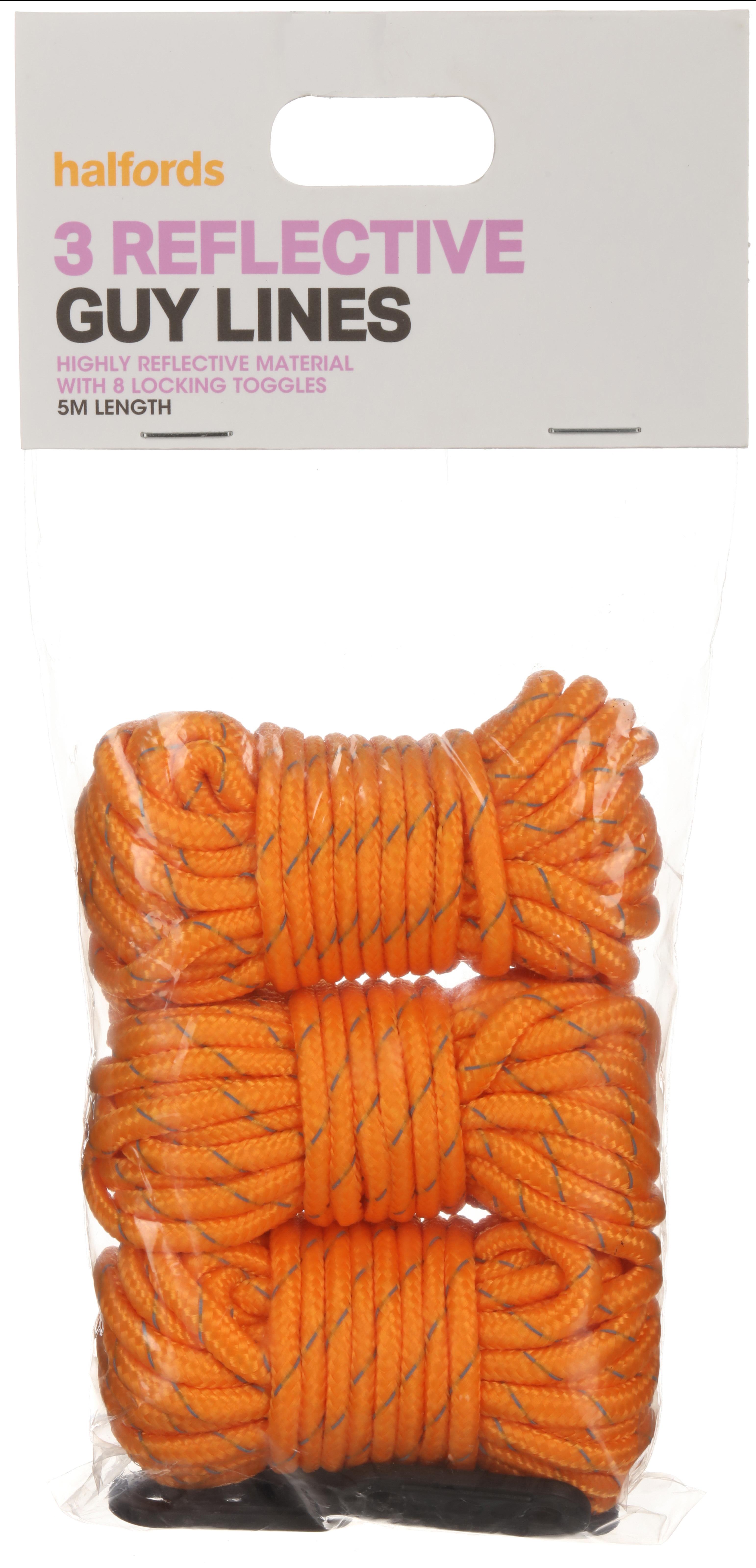 Halfords Reflective Guy Lines