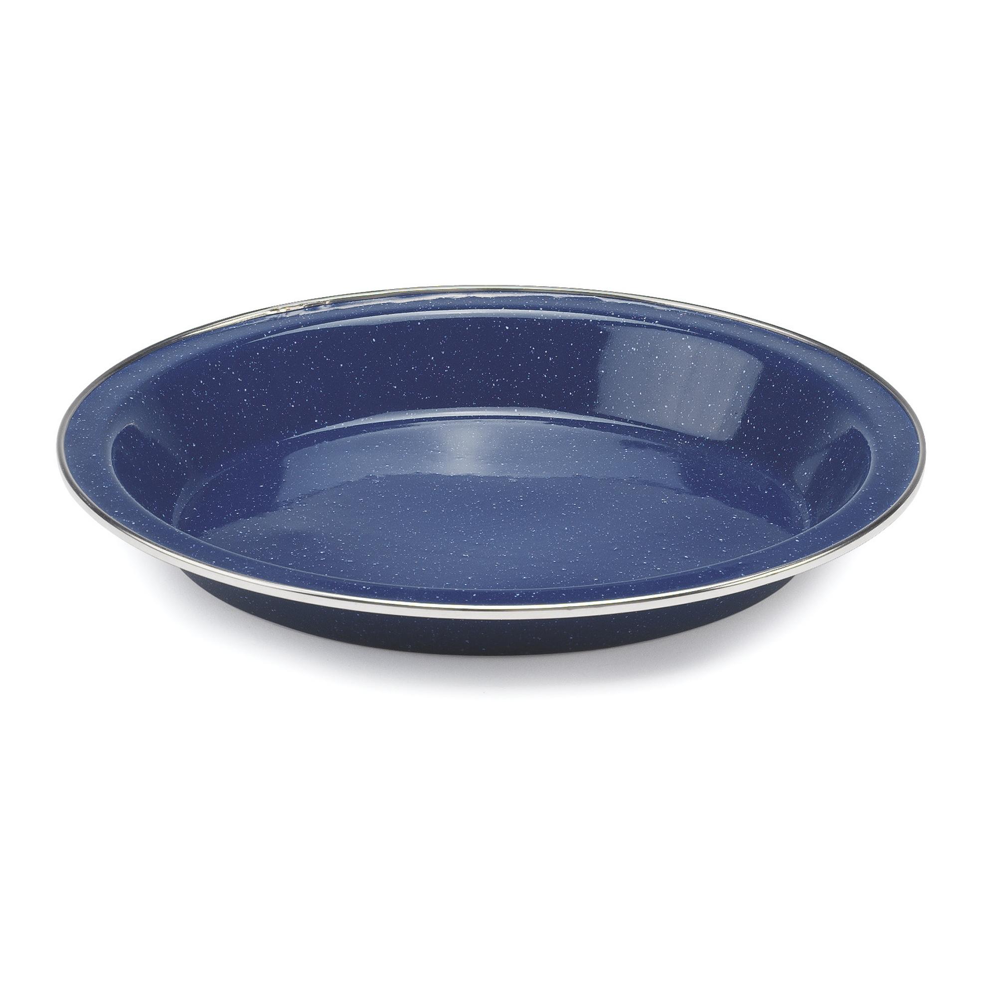 Halfords Enamel Plate -Blue