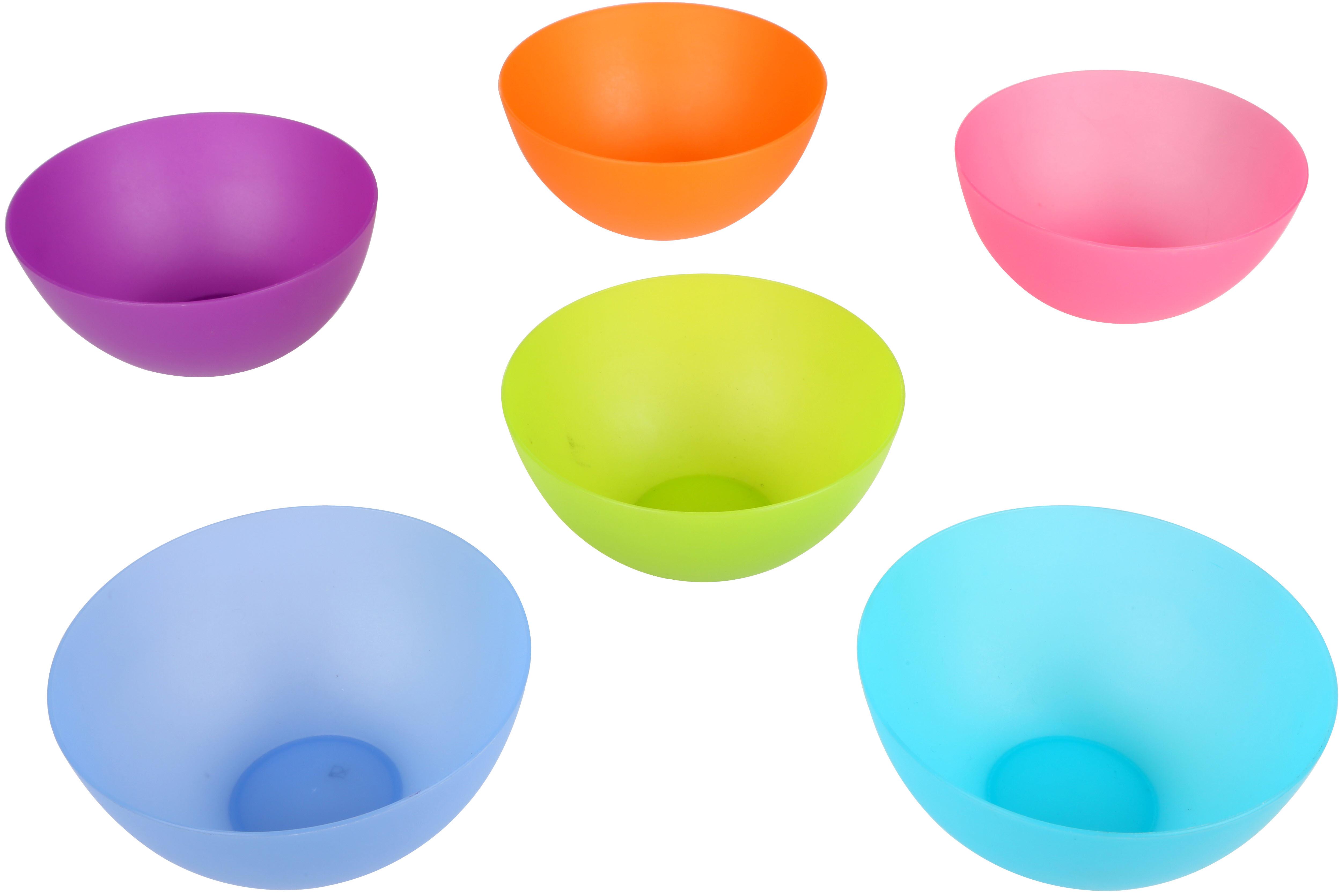 Halfords Plastic Bowl set of 6