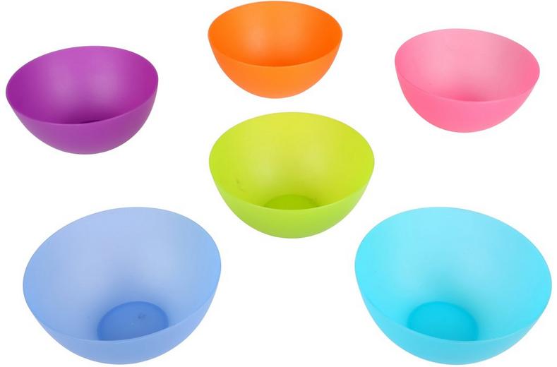 Halfords Plastic Bowl set of 6 Halfords Plastic Bowl set of 6