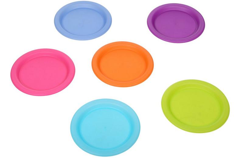 Halfords Plastic Plate set of 6 Halfords Plastic Plate set of 6