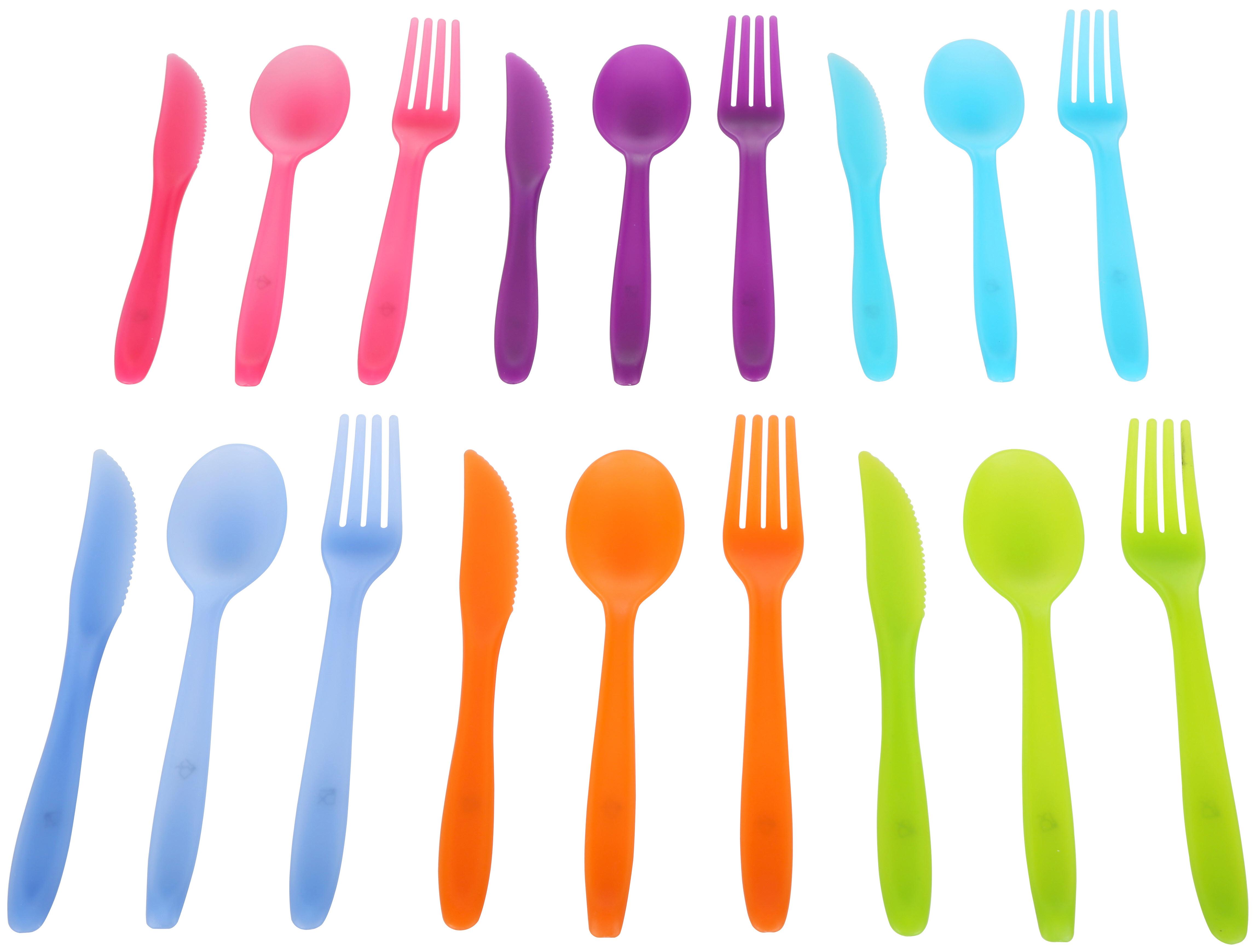 Halfords Plastic Cutlery Set Of 18