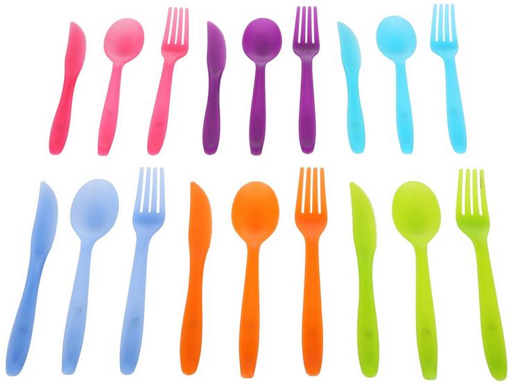 Halfords Plastic Cutlery set of 18 290624