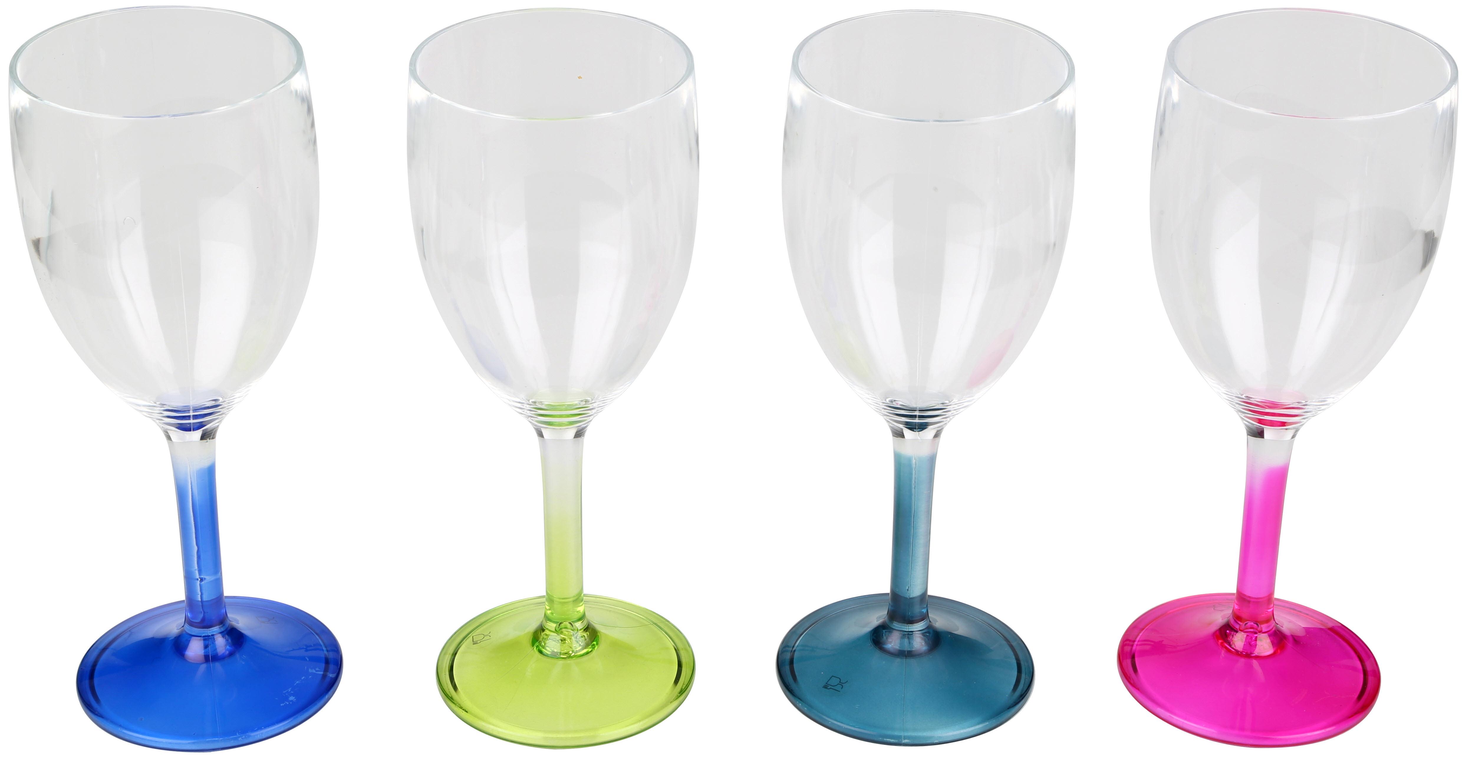 Halfords Wine Glass (Acrylic) 4Pcs Set