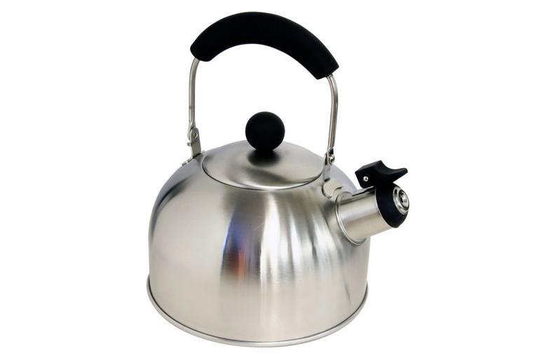 Halfords Stainless Steel Whistling Kettle Halfords Stainless Steel Whistling Kettle