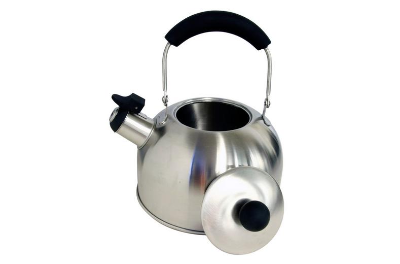 Halfords Stainless Steel Whistling Kettle Halfords Stainless Steel Whistling Kettle