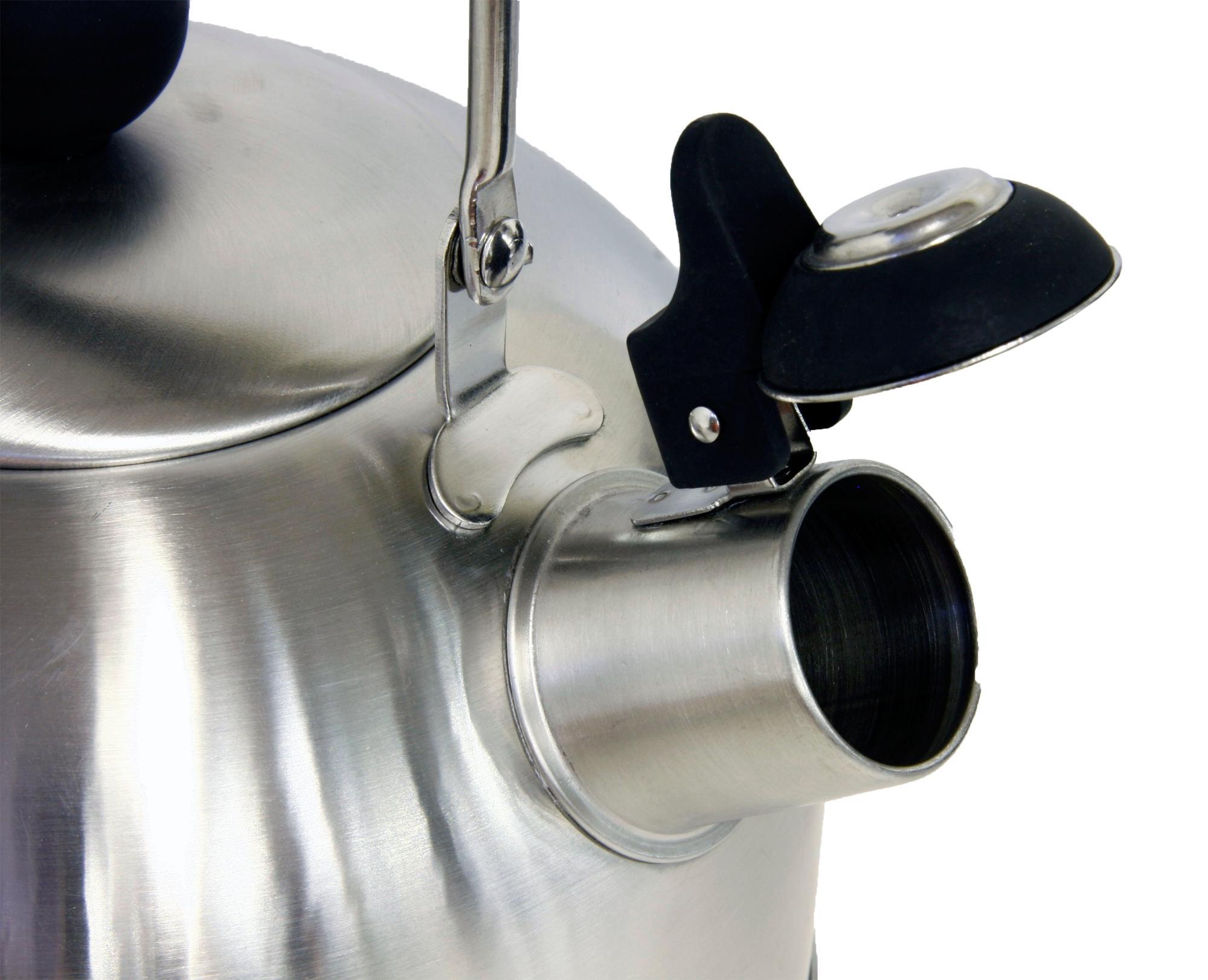 Halfords Stainless Steel Whistling Kettle
