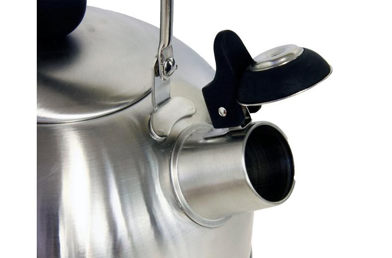 Halfords Stainless Steel Whistling Kettle Halfords Stainless Steel Whistling Kettle