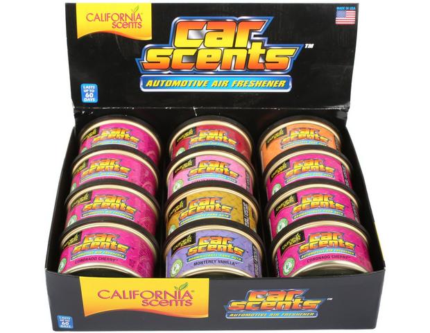 California Car Scent Air Freshener 12 Pack Mixed Fragrence