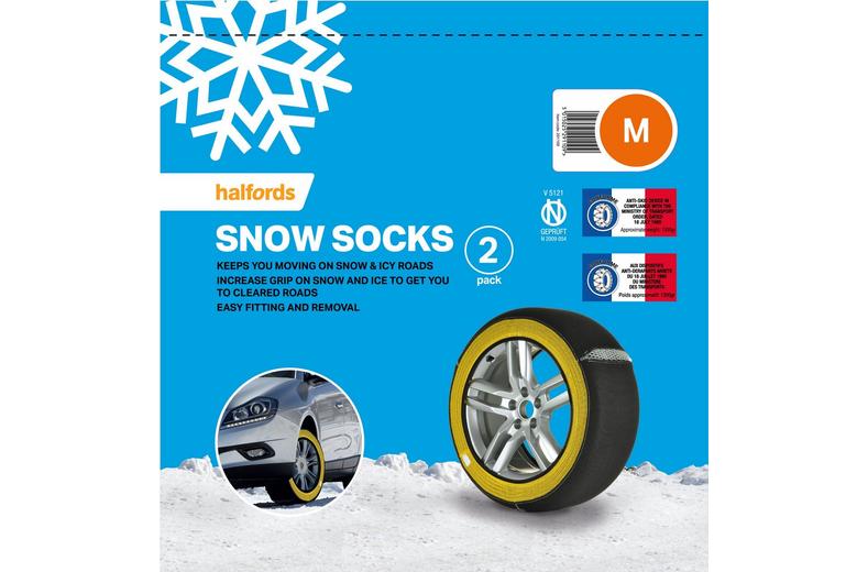 Halfords Snow Socks Medium Halfords Snow Socks Medium