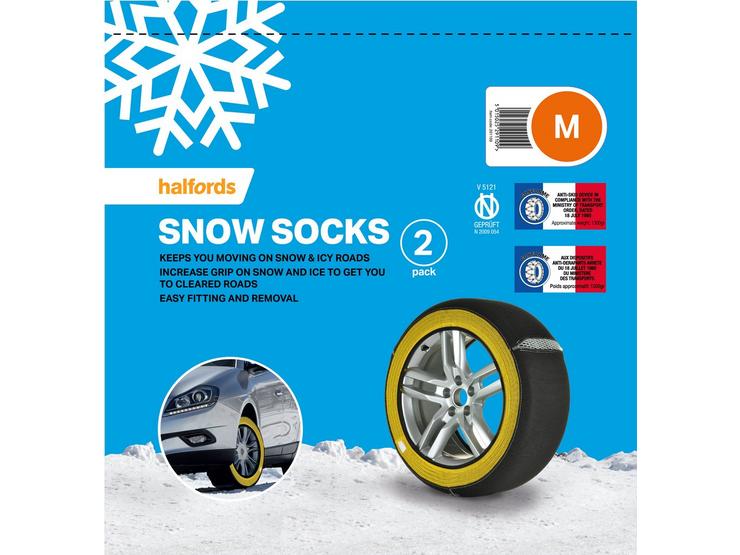 Halfords Snow Socks Medium