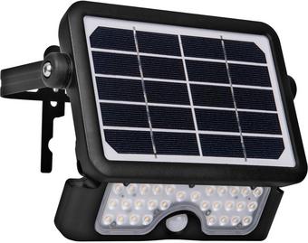 Luceco LED Solar Floodlight & PIR, 550lm