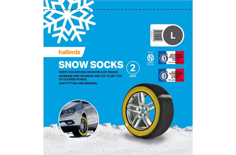 Halfords Snow Socks Large Halfords Snow Socks Large