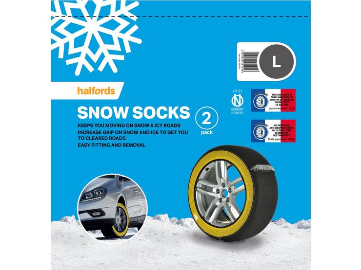 Halfords Snow Socks Large