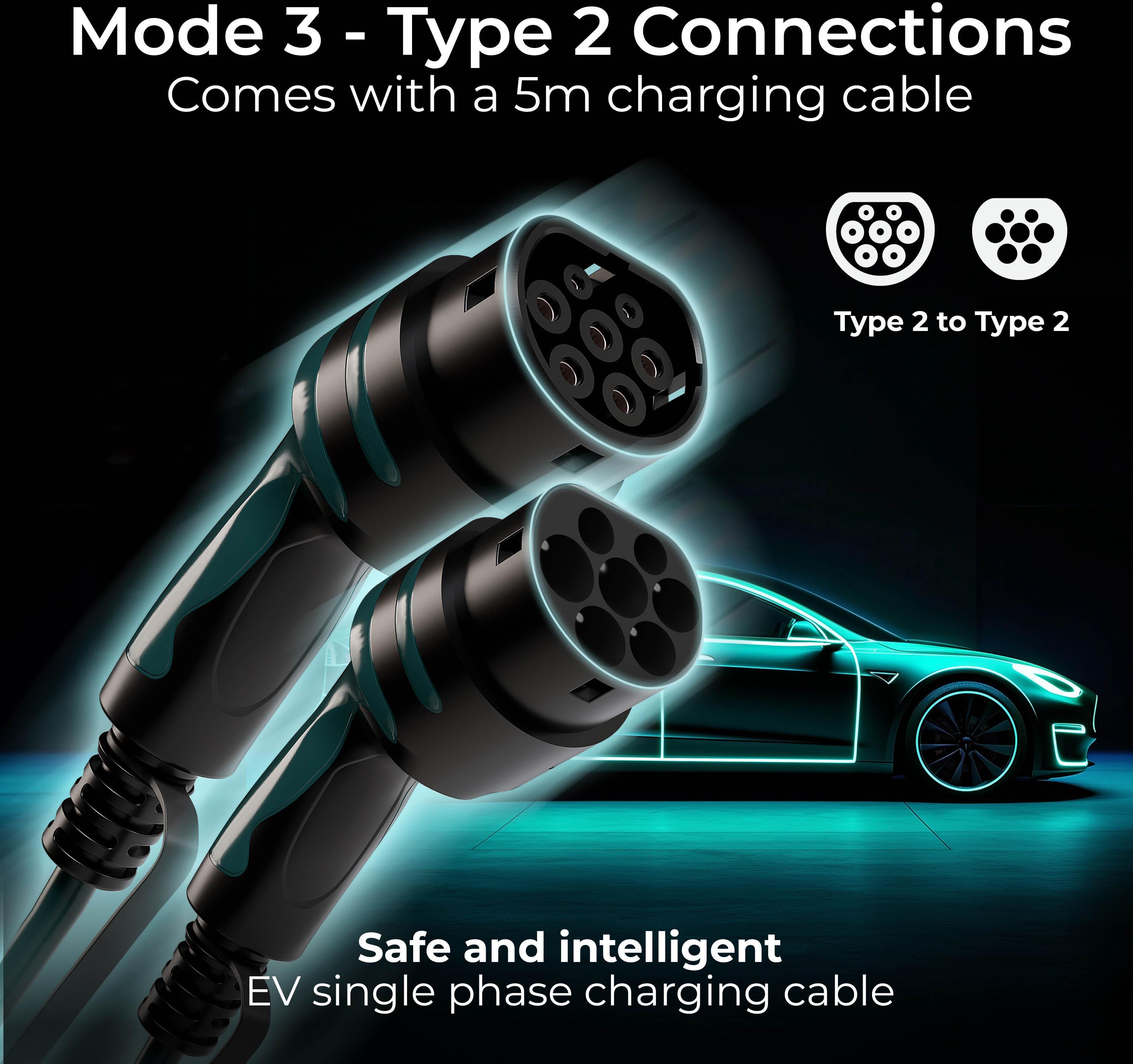 Masterplug 5m EV Charging Cable & Case