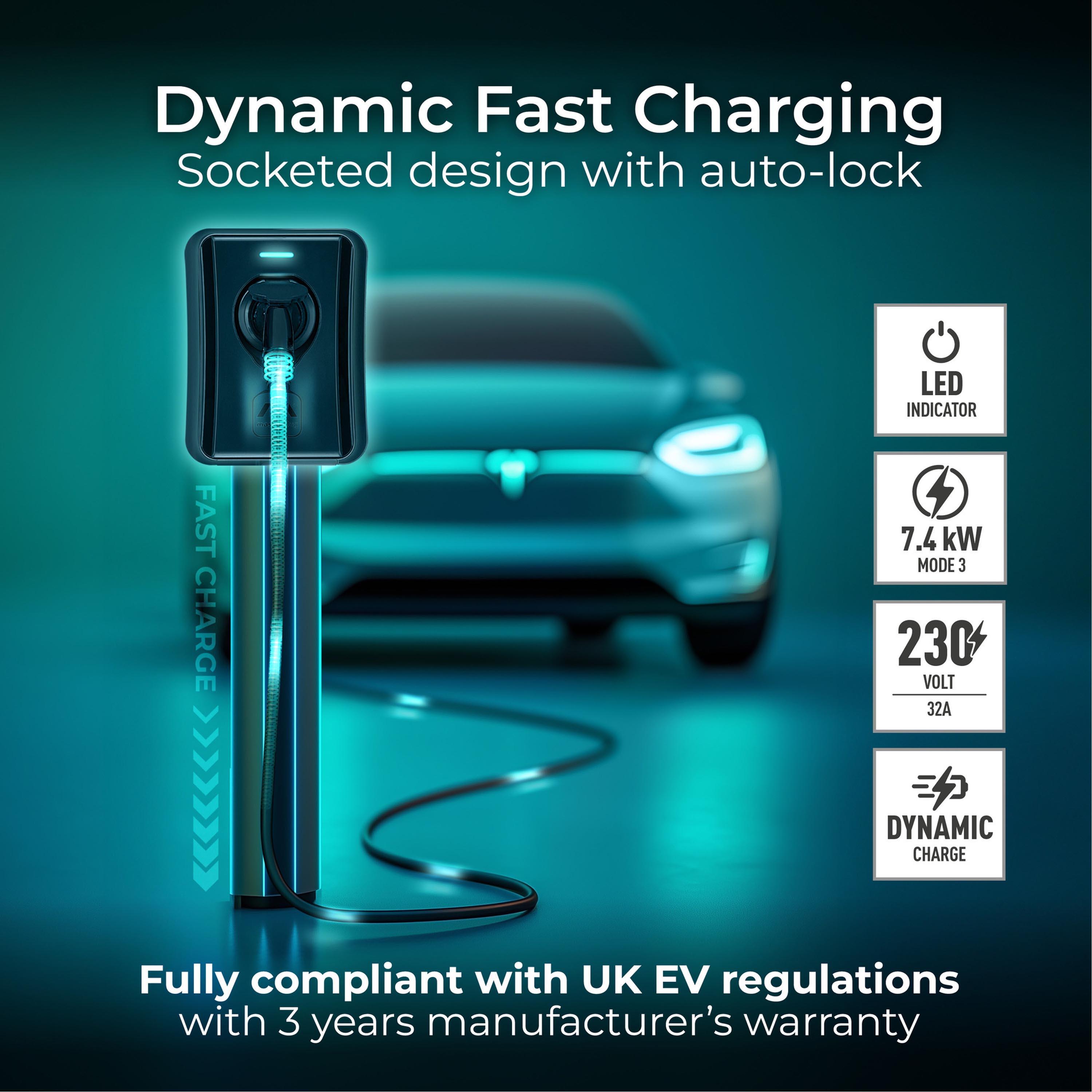 Masterplug S7 Socketed Smart EV Charger