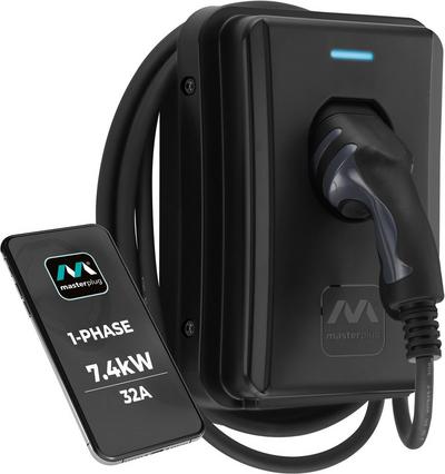 Masterplug T7 Tethered Smart EV Charger