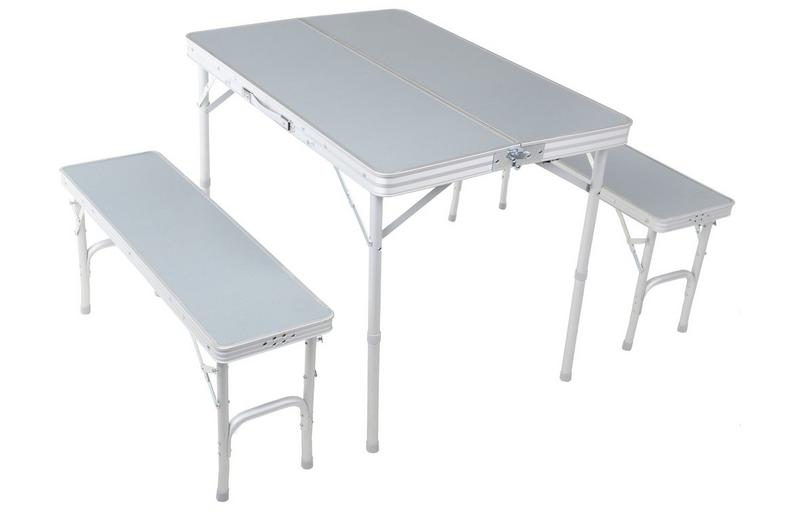 Halfords Folding Table and Bench Set Halfords Folding Table and Bench Set