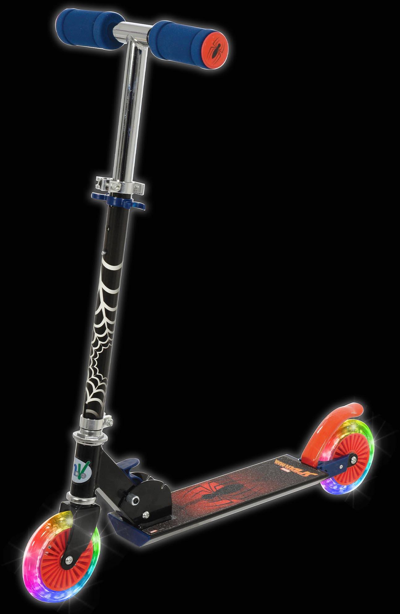Spiderman Folding Inline Scooter - LED