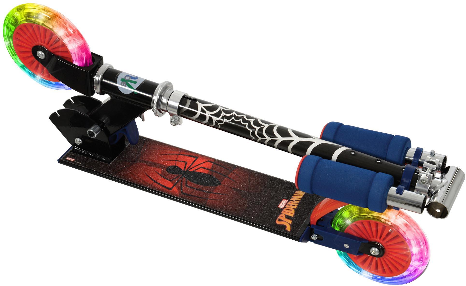 Spiderman Folding Inline Scooter - LED