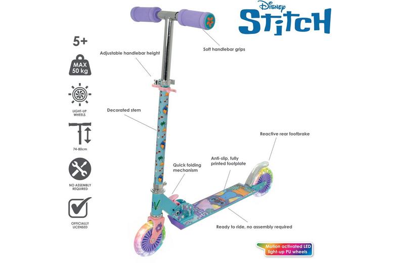 Stitch Folding Inline Scooter - LED Stitch Folding Inline Scooter - LED
