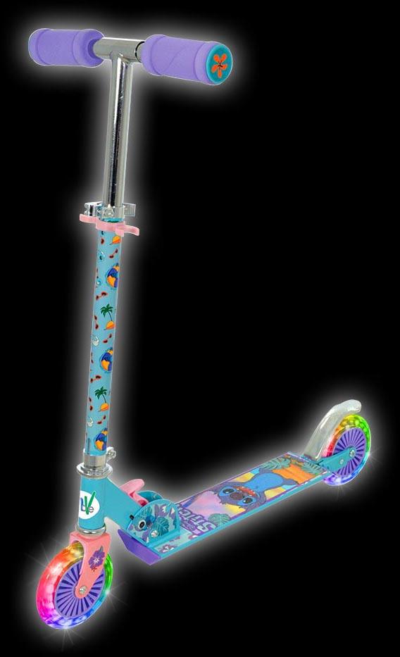 Stitch Folding Inline Scooter - LED