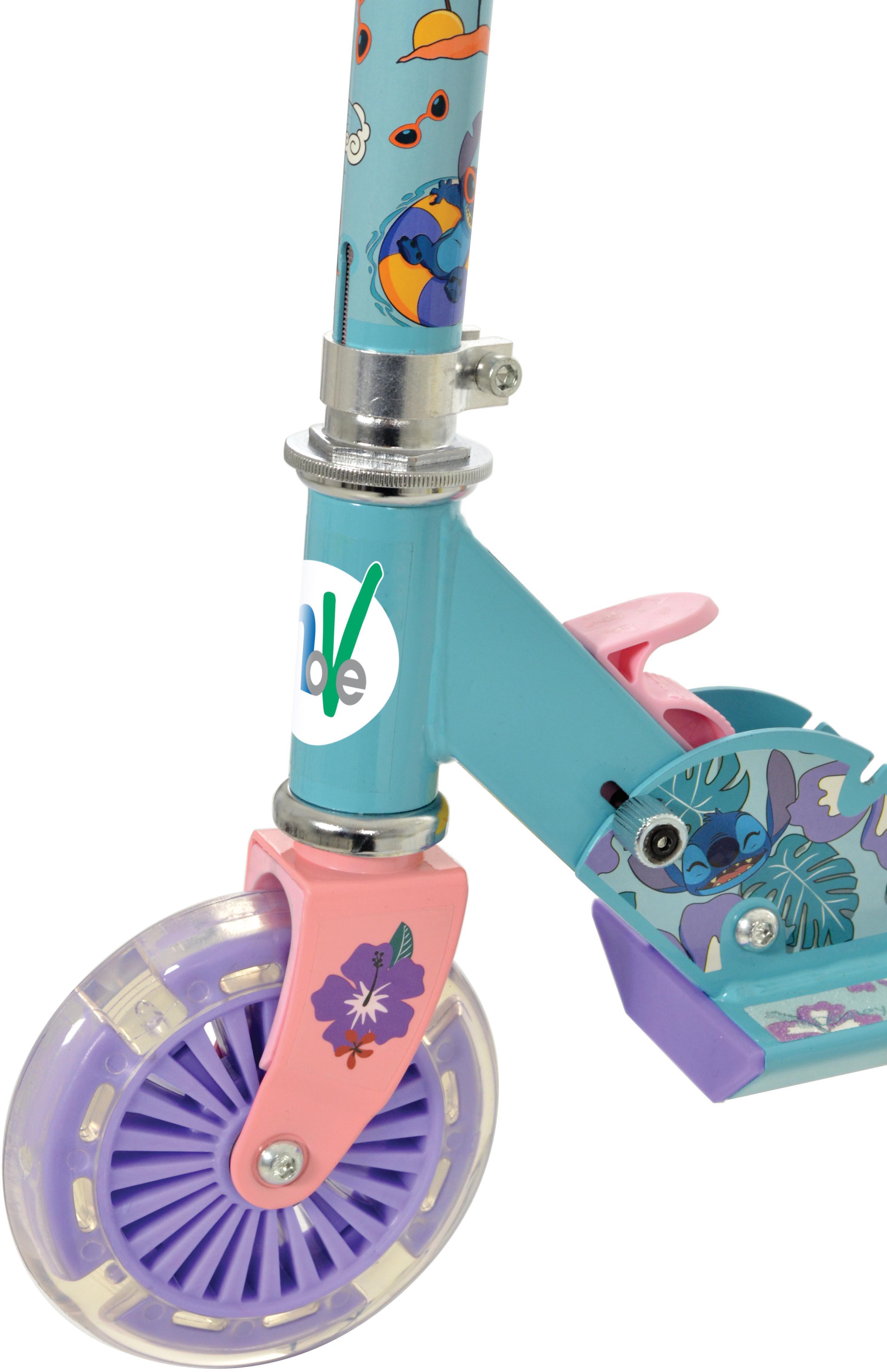 Stitch Folding Inline Scooter - LED