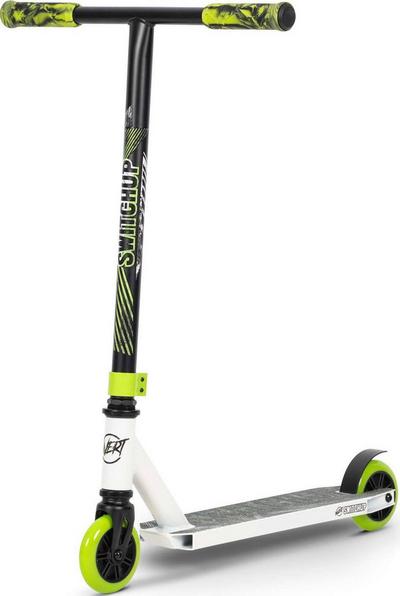 Invert Switch Up Stunt Scooter, White/Black/Lime Invert Switch Up Stunt Scooter, White/Black/Lime