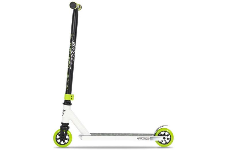Invert Switch Up Stunt Scooter, White/Black/Lime Invert Switch Up Stunt Scooter, White/Black/Lime