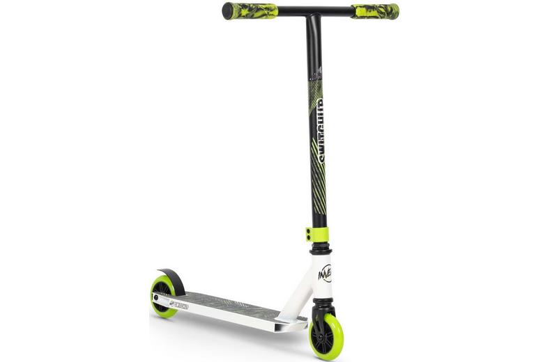 Invert Switch Up Stunt Scooter, White/Black/Lime Invert Switch Up Stunt Scooter, White/Black/Lime
