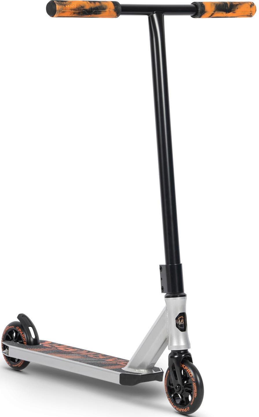 Invert Park Pro Stunt Scooter, Silver/Black/Orange