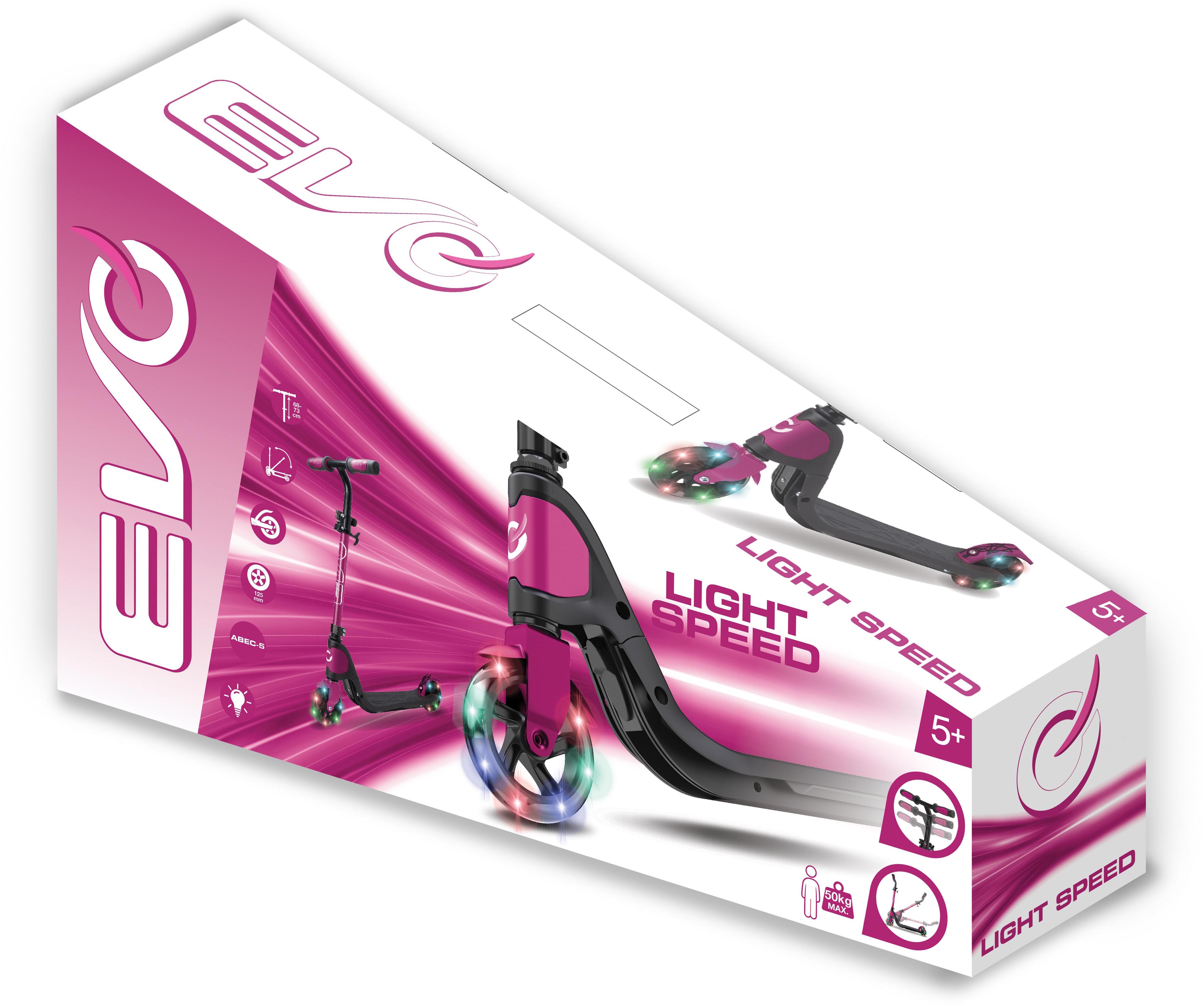 EVO Light Speed Scooter, Red Raspberry